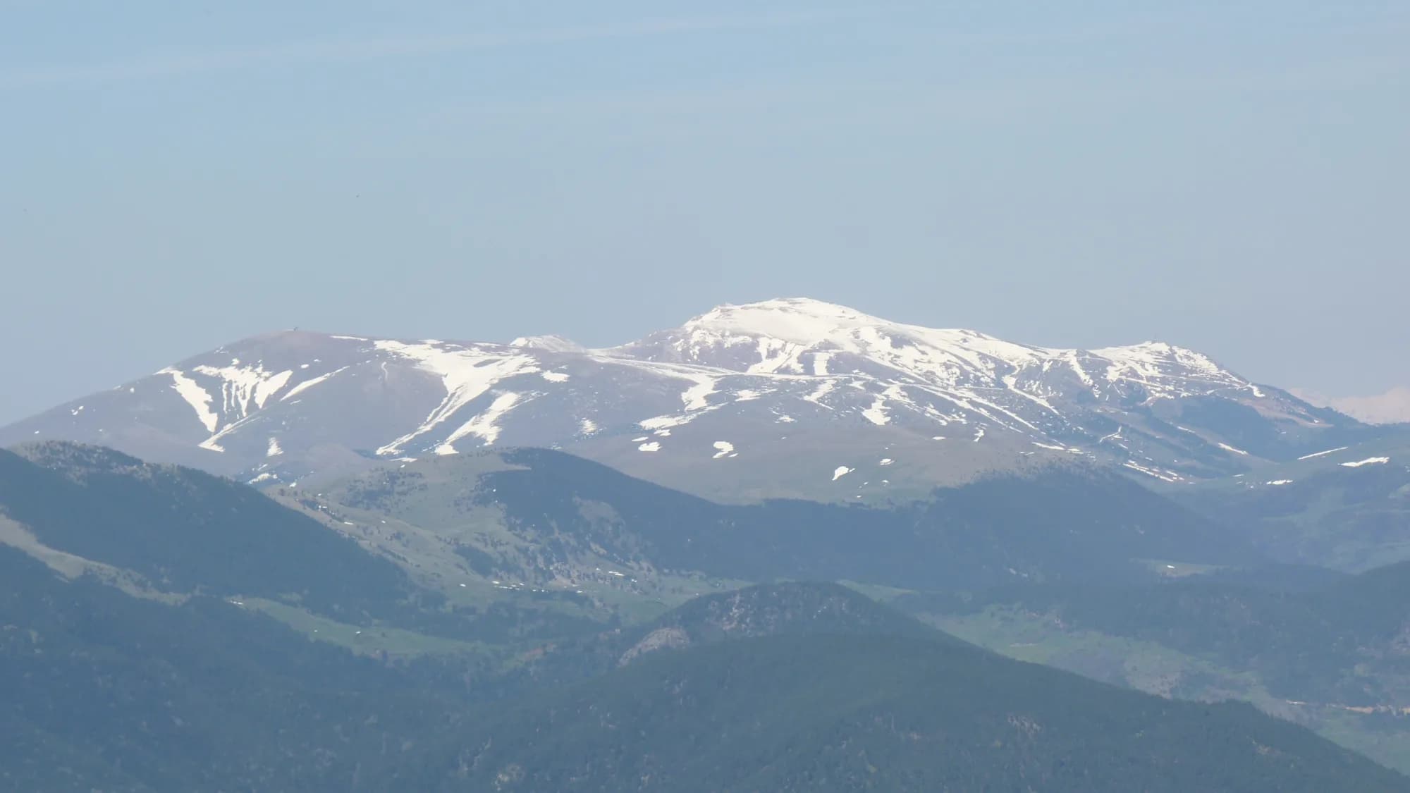 Puigllançada des de la Collada del Pedró