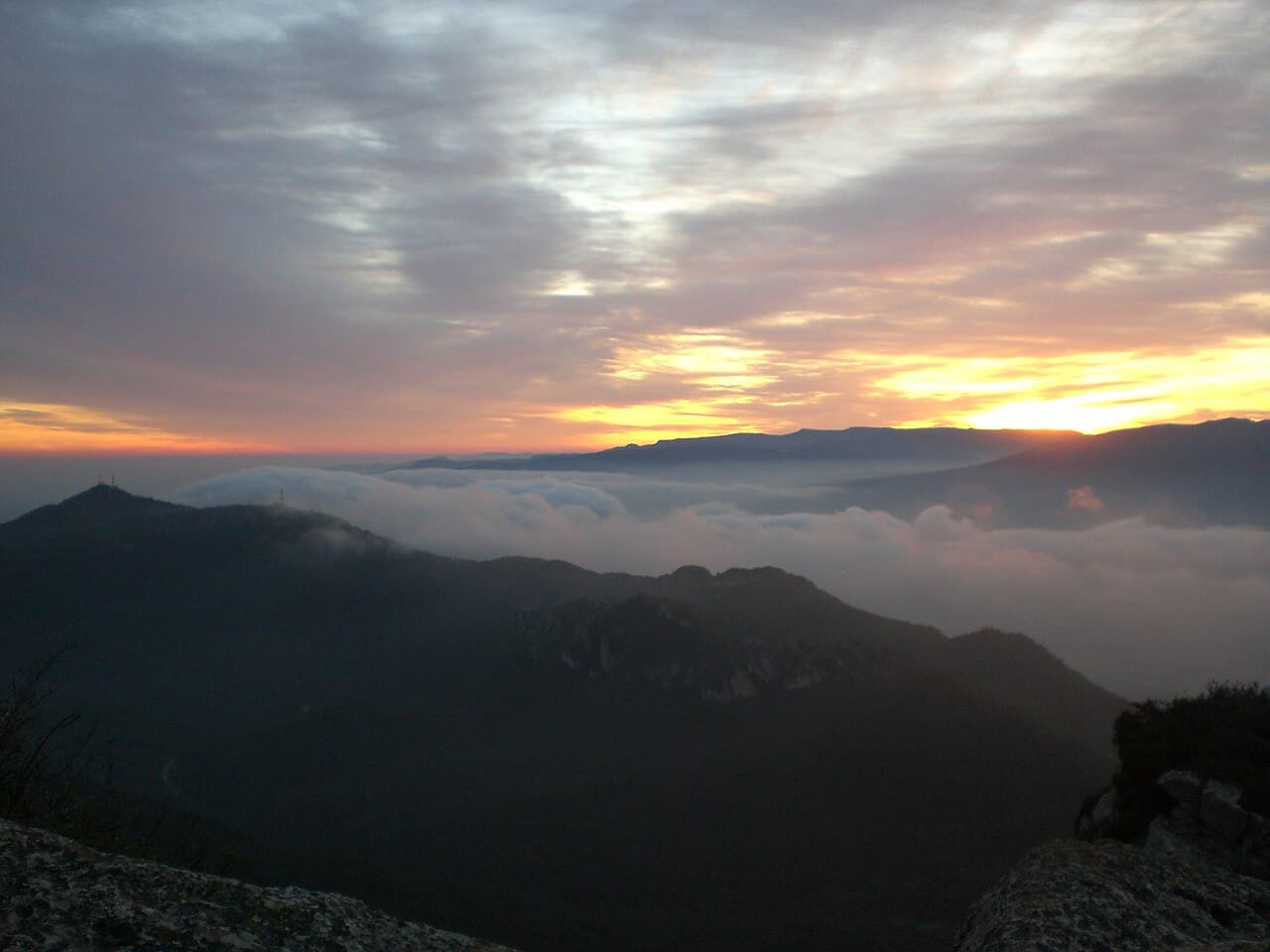 EliziR - Vistes al S des del Tossal Gros (desembre 2007)