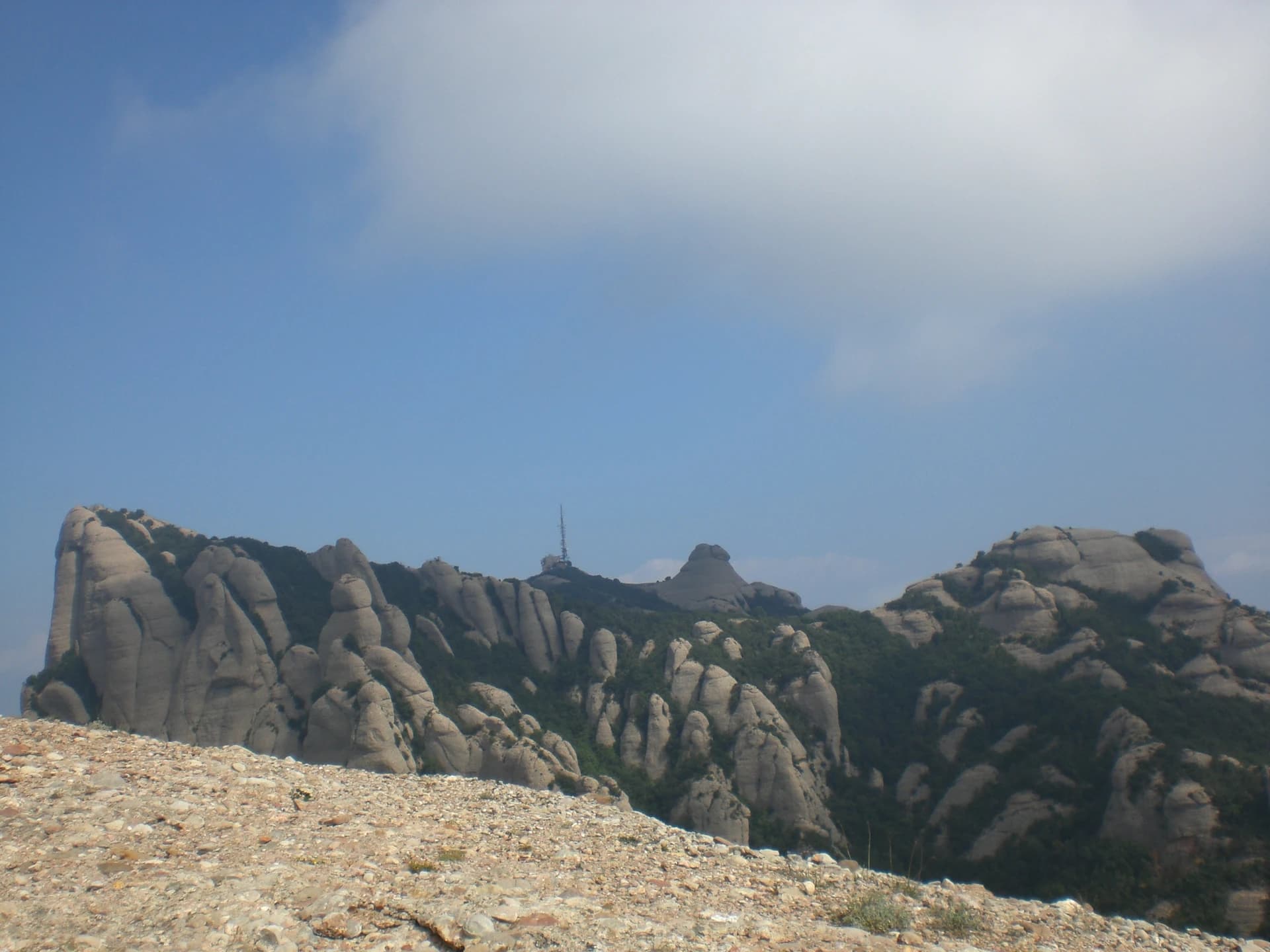 EliziR - Sant Jeroni, Montcau i Albarda Castellana des del Montgròs (setembre 2008)