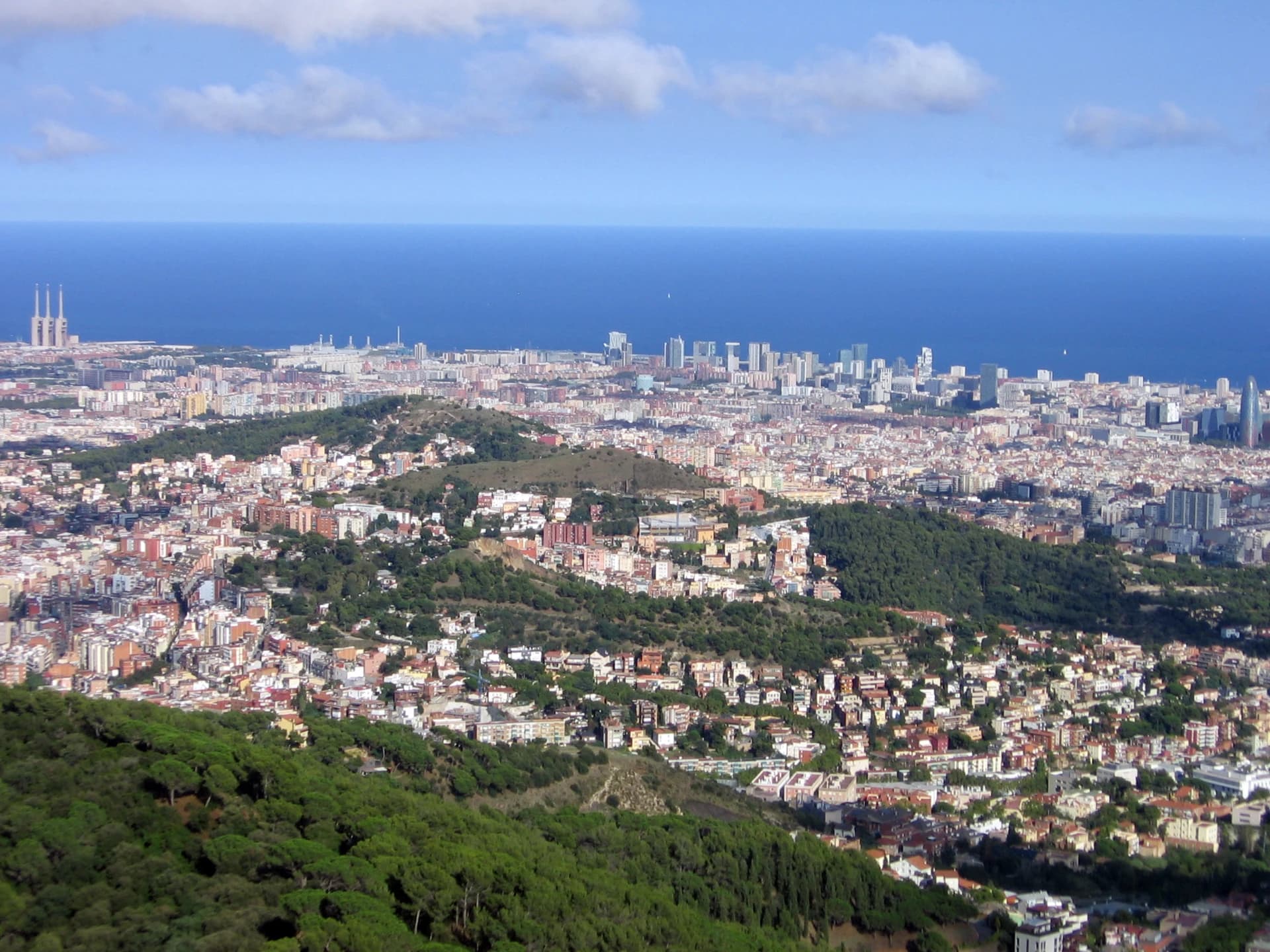 Canaan - Parque de los Tres Cerros visto desde el Tibidabo.